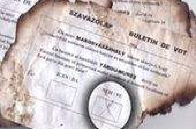 Buletinele de vot cu 'Nu' autonomiei maghiare au fost arse
