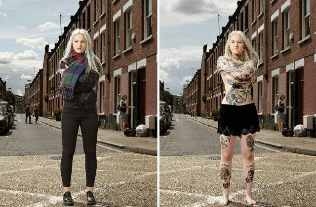 Fara haine, acoperiti cu tatuaje. Opere de arta vii, care respira printre noi