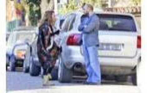 Lesko, cearta violenta cu iubitul in strada