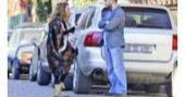 Lesko, cearta violenta cu iubitul in strada