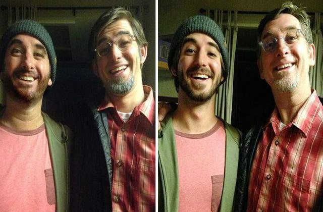 [FOTO] Ca doua picaturi de apa: iti poti da seama care este tatal si care fiul?