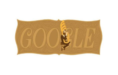 Adolphe Sax, inventatorul saxofonului, sarbatorit de Google