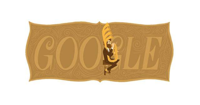 Adolphe Sax, inventatorul saxofonului, sarbatorit de Google