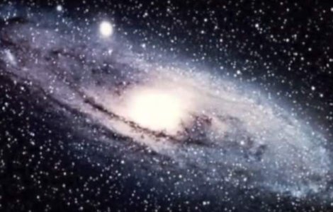 Eruptie gigantica provenind dintr-o gaura neagra, observata de NASA