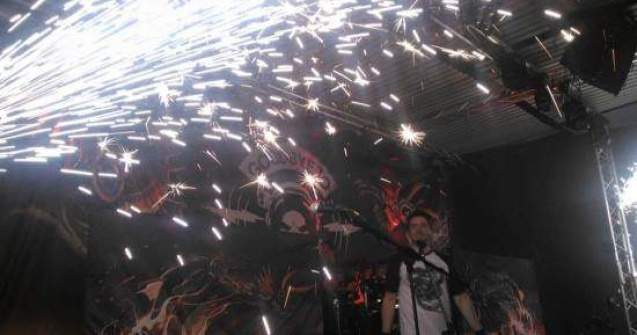 Artificiile folosite la concertul Goodbye to Gravity, interzise in spatii inchise