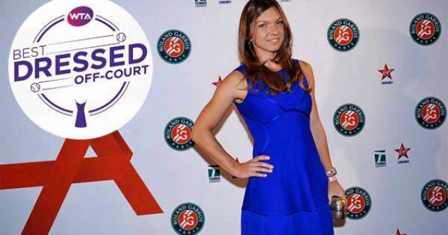 Simona Halep, desemnata jucatoarea de tenis cel mai frumos imbracata