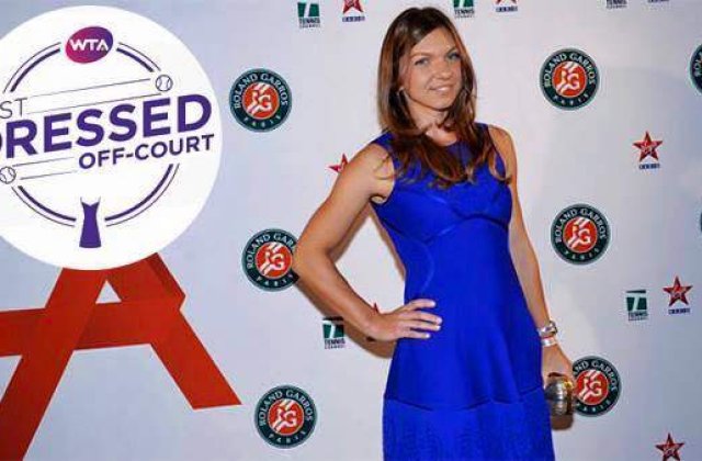 Simona Halep, desemnata jucatoarea de tenis cel mai frumos imbracata
