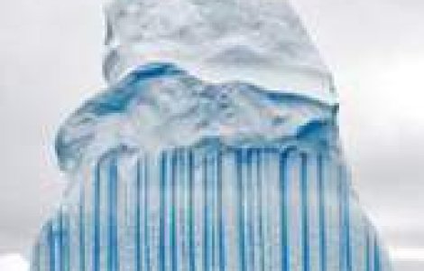 Ghetari colorati, in apropierea Antarcticii