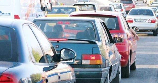 Trafic aglomerat pe DN1, in zona statiunilor de pe Valea Prahovei