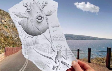  Top  Desene creionate artistic, in imagini inedite