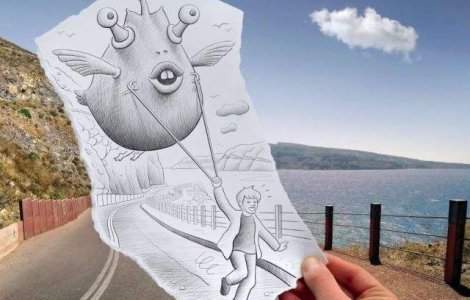  Top  Desene creionate artistic, in imagini inedite