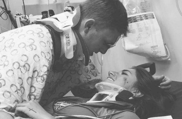 [FOTO] O fotografie cat o mie de cuvinte. Povestea cuplului care a scapat dintr-un accident devastator