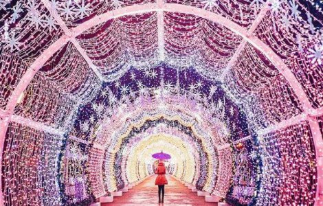  Foto  Moscova a aratat ca un oras de basm in timpul Craciunului pe rit vechi