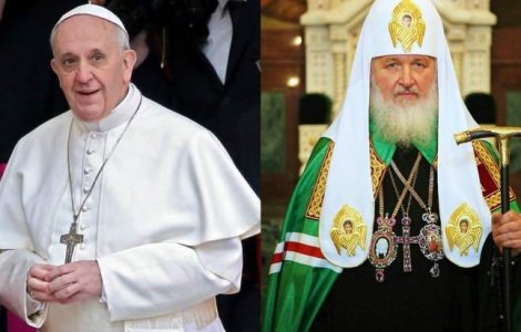 Cum a decurs intalnirea dintre Patriarhul Chiril si Papa Francisc