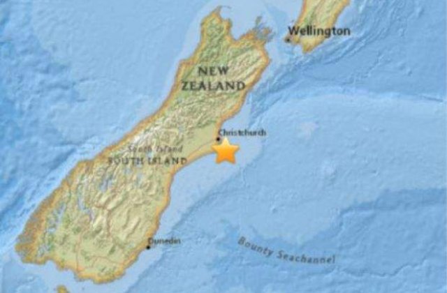 Cutremur cu magnitudinea de 5,7 grade in Noua Zeelanda