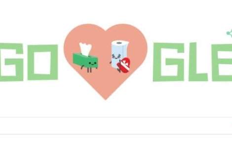 Google va ureaza "Happy Valentine's Day! ", printr-un logo special