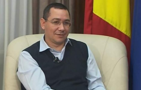 Victor Ponta: Fundatia Black Sea Regional Projects, lansata miercuri
