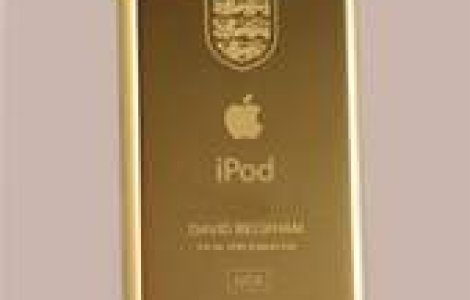Un iPod de aur pentru David Beckham