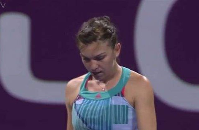Simona Halep, infrangere inexplicabila in turul doi la Doha