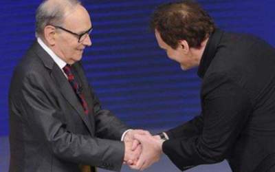 Compozitor Ennio Morricone a...
