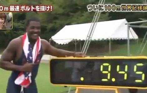 Justin Gatlin a doborat recordul detinut de Usain Bolt
