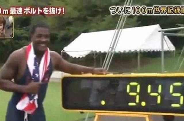 Justin Gatlin a doborat recordul detinut de Usain Bolt