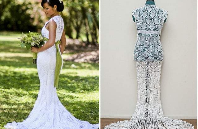 [VIDEO] Aceasta tanara si-a crosetat singura rochia de mireasa, cu doar 30 de dolari