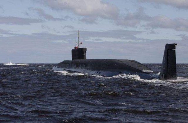 Submarin nuclear rusesc, depistat in largul coastelor Frantei