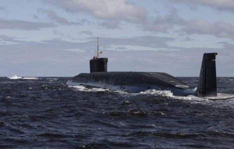 Submarin nuclear rusesc, depistat in largul coastelor Frantei