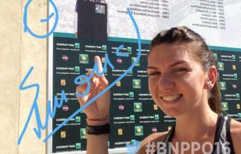 Simona Halep va debuta sambata dimineata la Indian Wells