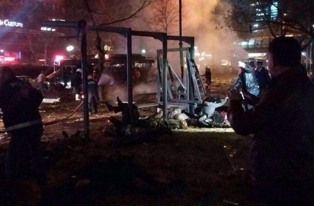 [FOTO] Ankara: Atentat cu masina-capcana! Cel putin 32 de morti