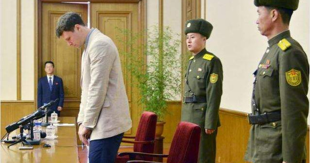 Tanar american condamnat la 15 ani de munca silnica in Coreea de Nord