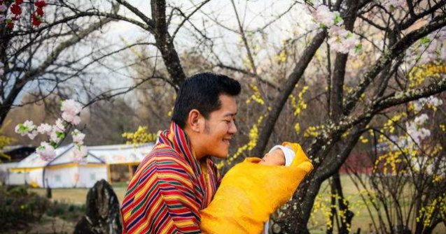 Bhutan il sarbatoreste pe printul nou-nascut plantand 108.000 arbusti