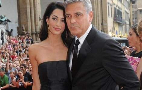 George Clooney si sotia sa s-au intalnit cu refugiatii sirieni