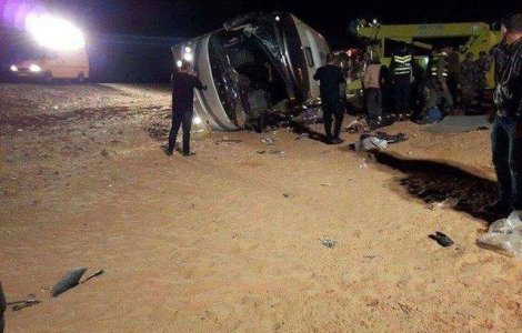 Cel putin 16 morti, dupa ce un autocar s-a rasturnat in Iordania