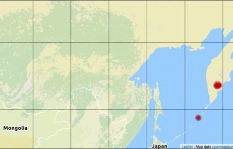 Cutremur de 6,6 grade pe scara Richter in estul Rusiei