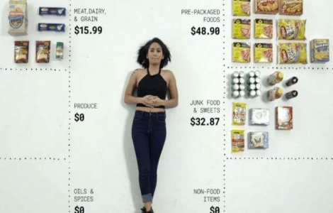 Cum cheltuiesc diferiti oameni 100 de dolari la supermarket