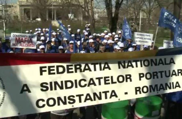 Proteste impotriva conducerii in Portul Constanta