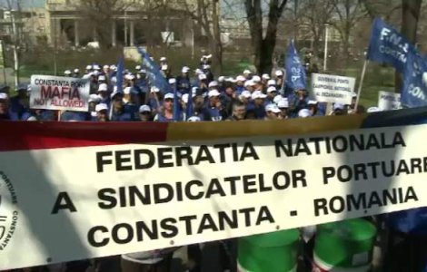 Proteste impotriva conducerii in Portul Constanta