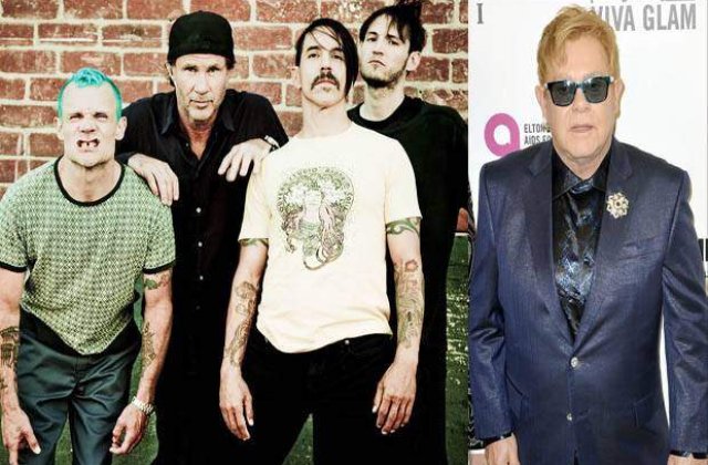 Elton John pregateste fanilor o surpriza alaturi de Red Hot Chili Peppers