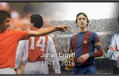 Doliu in lumea fotbalului: Johan Cruyff s-a stins din viata