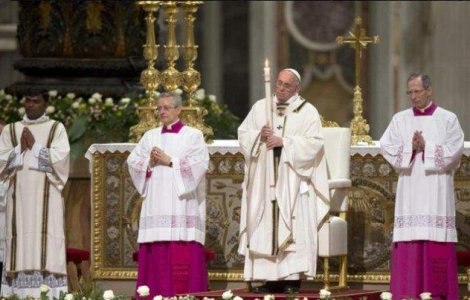 Papa Francisc a facut apel la speranta in Slujba de Inviere