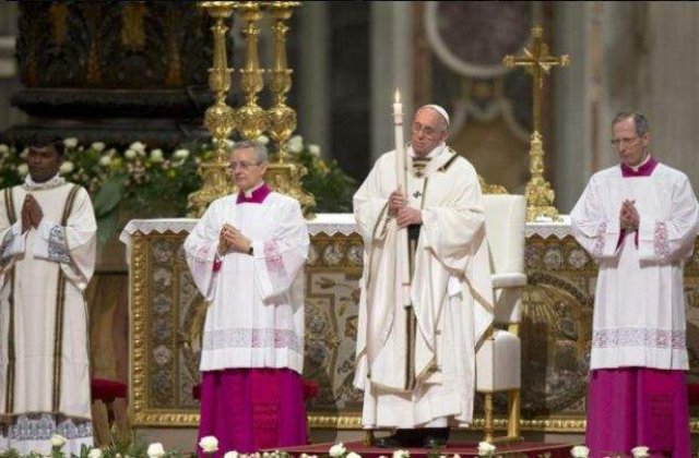Papa Francisc a facut apel la speranta in Slujba de Inviere