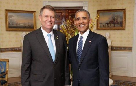 Klaus Iohannis, alaturi de Barack Obama la Casa Alba