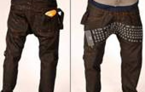 Blue jeans cu tastatura integrata!