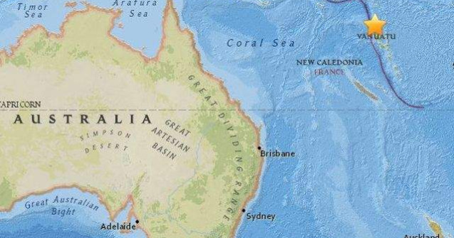 Cutremur cu magnitudinea de 6,9 grade in insula Vanuatu