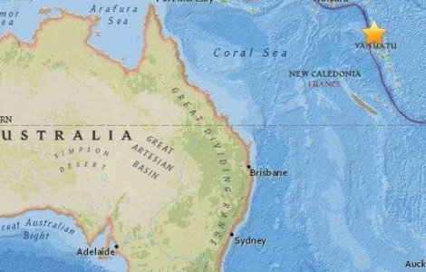 Cutremur cu magnitudinea de 6,9 grade in insula Vanuatu