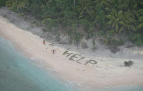 Salvare ca-n filme de pe o insula pustie din Pacific
