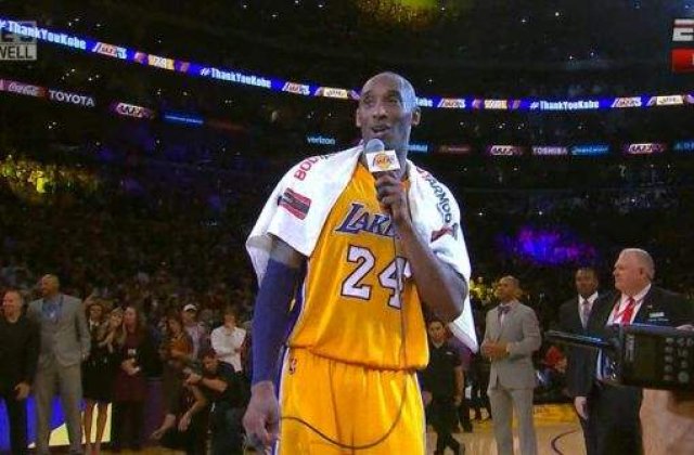 Kobe Bryant a reusit 60 de puncte in ultimul meci al carierei