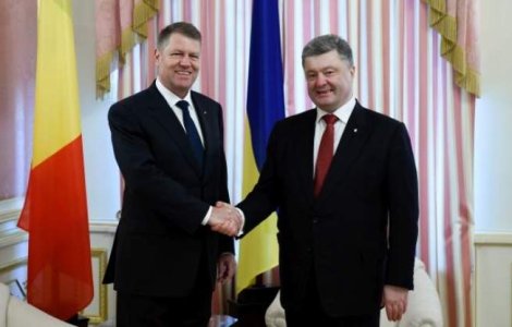 Iohannis, catre Porosenko: Este o mare placere vizita la Bucuresti